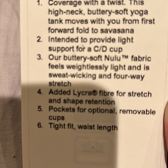 Lululemon Tank - Picture 9 of 9